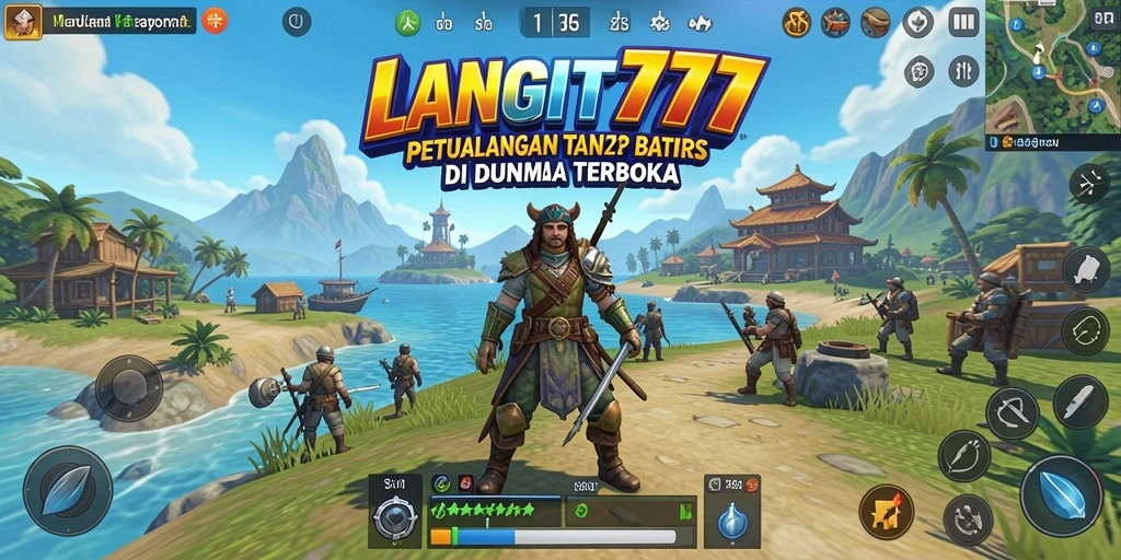 Tampilan gameplay LANGIT777 yang menakjubkan di dunia terbuka.