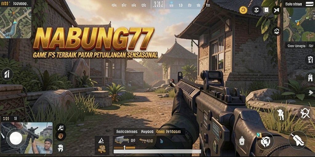 Tampilan gameplay menarik dari NABUNG77 menunjukkan aksi tembak-menembak yang intens.