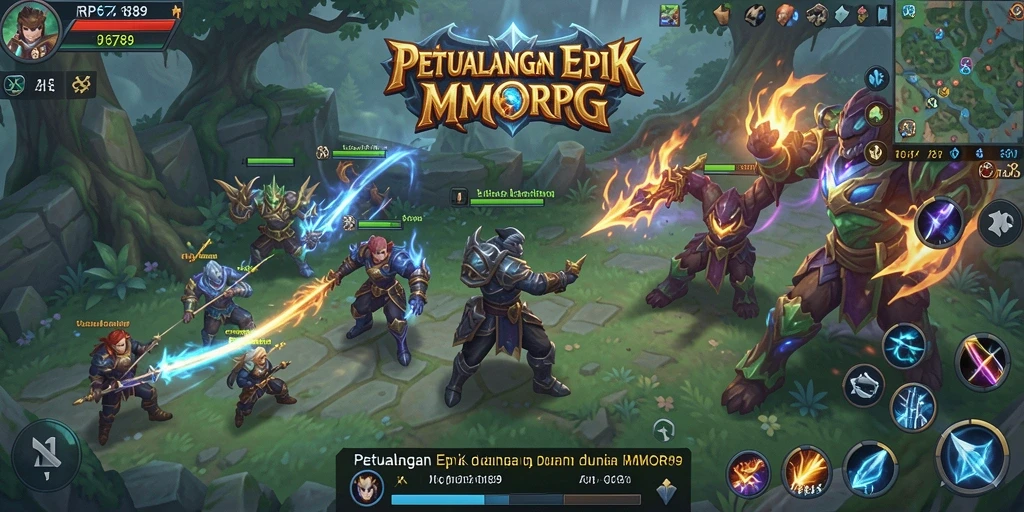 Tampilan gameplay RP6789 dengan pertarungan dan eksplorasi yang dinamis.