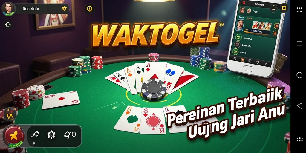 Screenshot gameplay WAKTOGEL menampilkan suasanaPoker yang seru dan kompetitif.